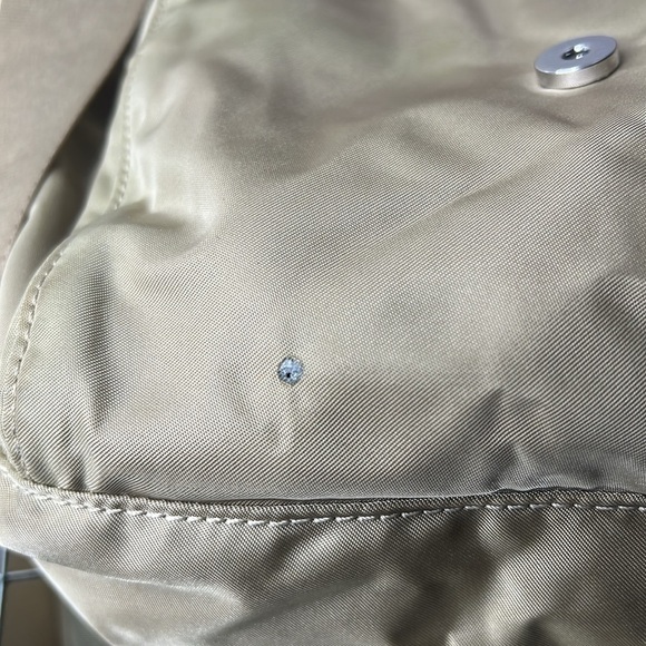 Tumi Voyager Khaki Nylon Brown Leather Trim Crossbody Bag - Picture 11 of 11